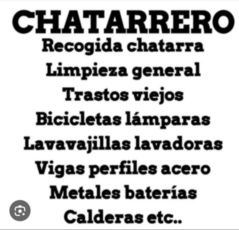 Chatarrero a domicilio