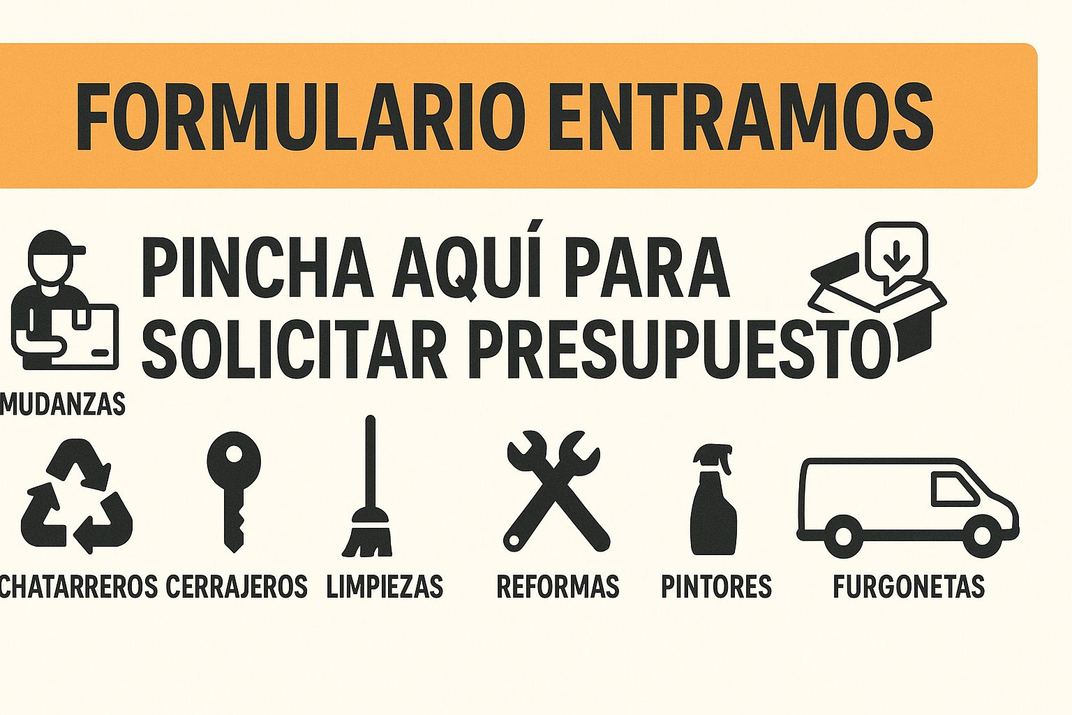 Rellenar Formulario Presupuesto